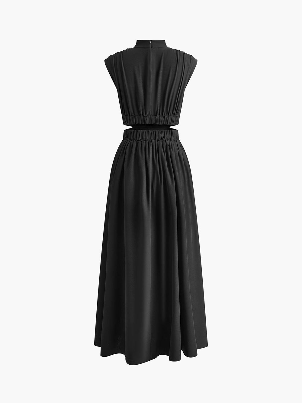 Abito lungo aperto sul fianco da donna – Elegante outfit estivo fluido