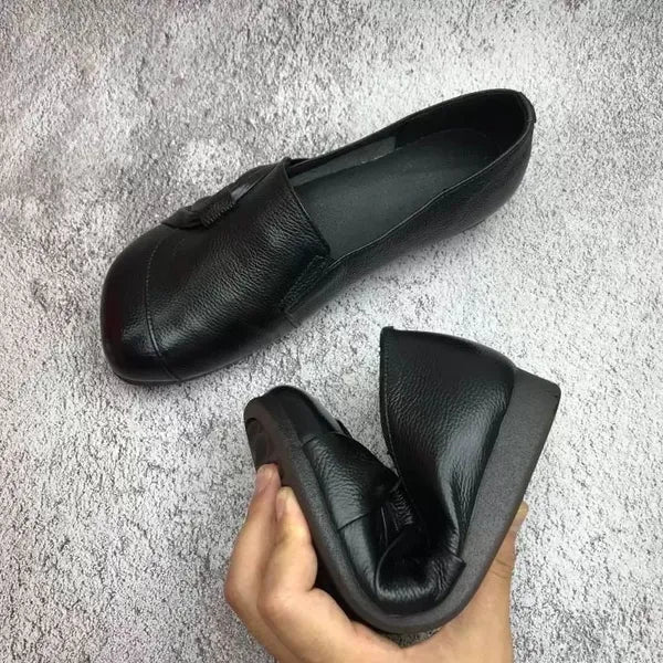 Scarpe da donna in pelle con supporto plantare – Calzature comode ed eleganti