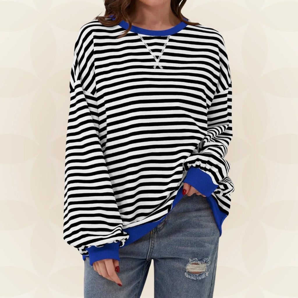Pull rayé pour femme Juliana - Décontracté et léger