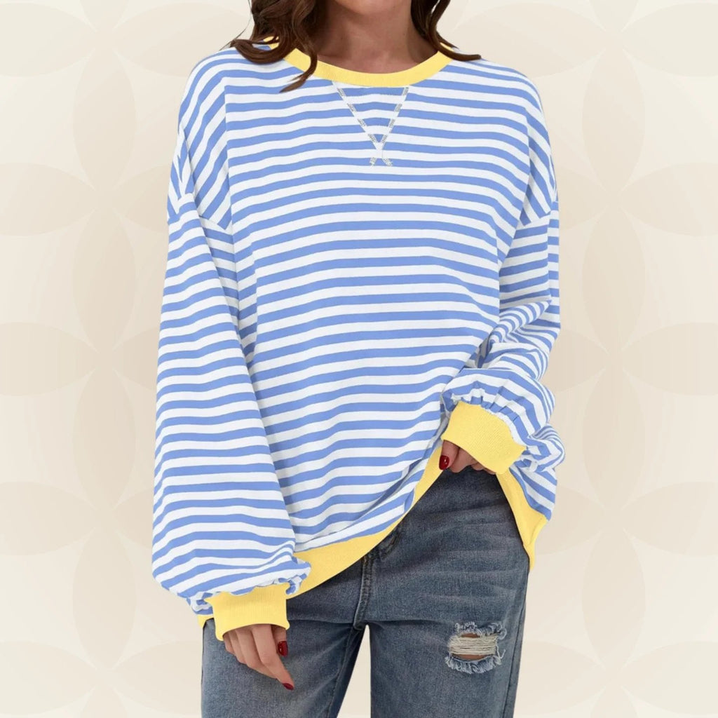 Pull rayé pour femme Juliana - Décontracté et léger