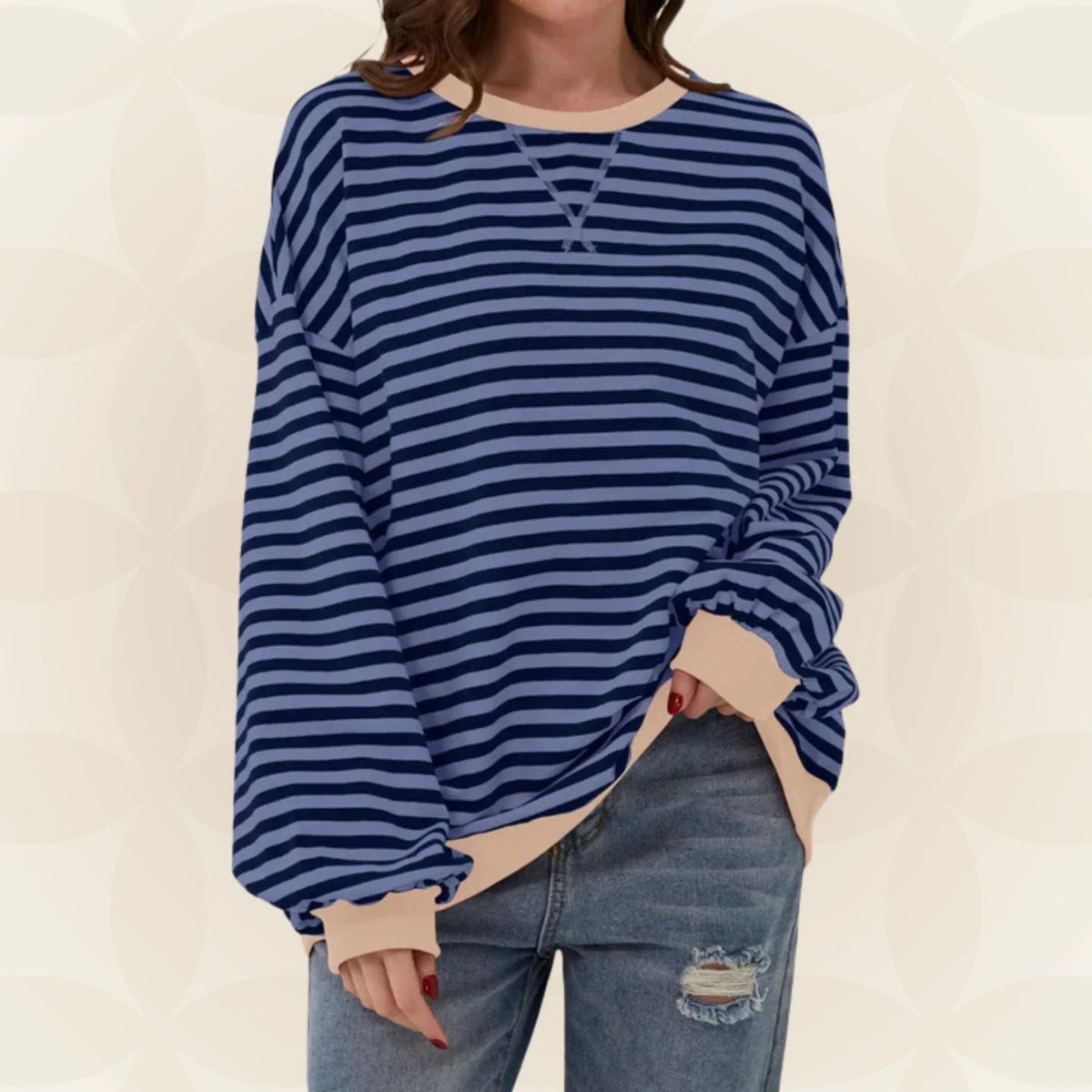 Pull rayé pour femme Juliana - Décontracté et léger