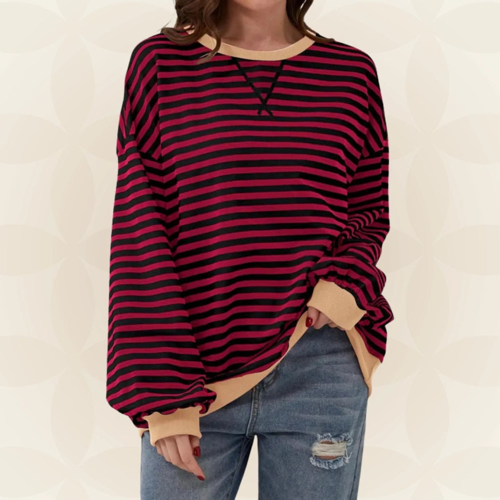 Pull rayé pour femme Juliana - Décontracté et léger