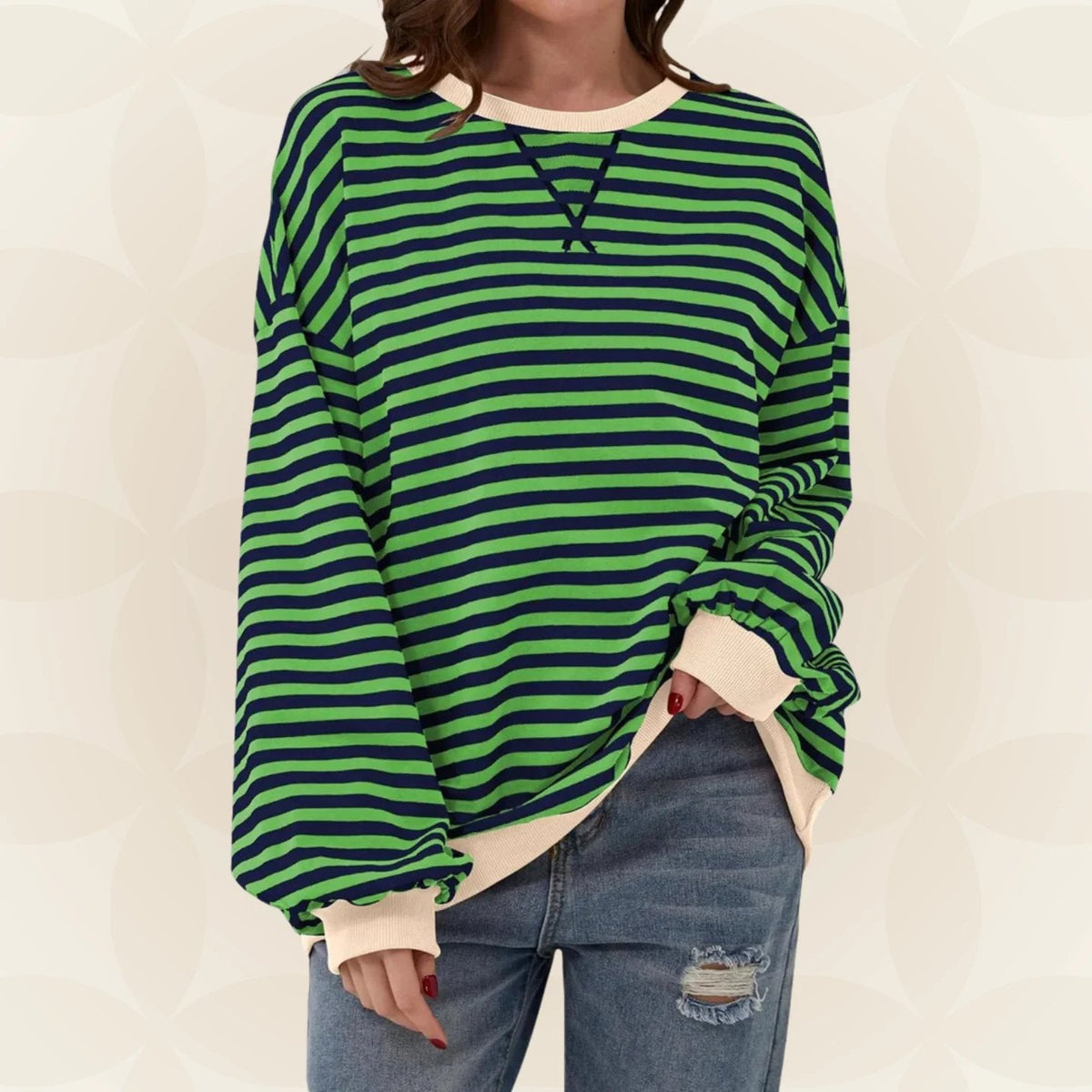 Pull rayé pour femme Juliana - Décontracté et léger