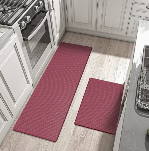 Tapis de cuisine ergonomique antidérapant et antifatigue – Confort optimal, 45x75 cm, en mousse haute densité