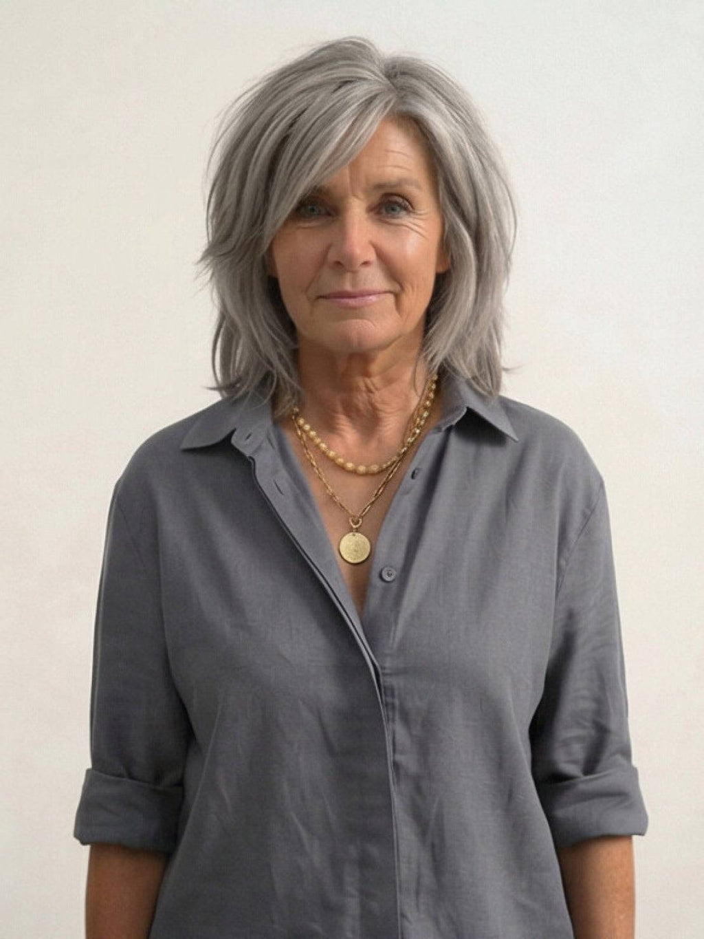 Completo camicia e pantaloni ampi da donna – Chic e fluido