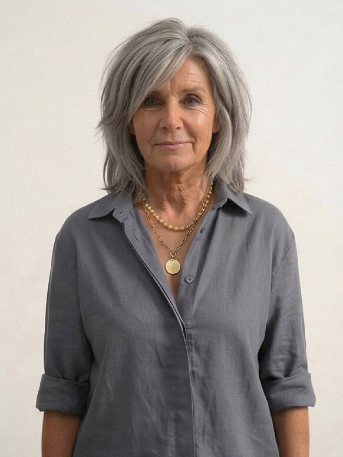 Completo camicia e pantaloni ampi da donna – Chic e fluido