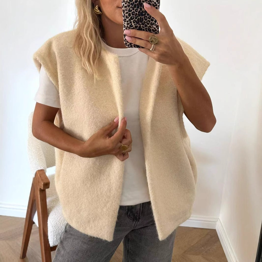 Cardigan til kvinder med lommer - Blød og alsidig