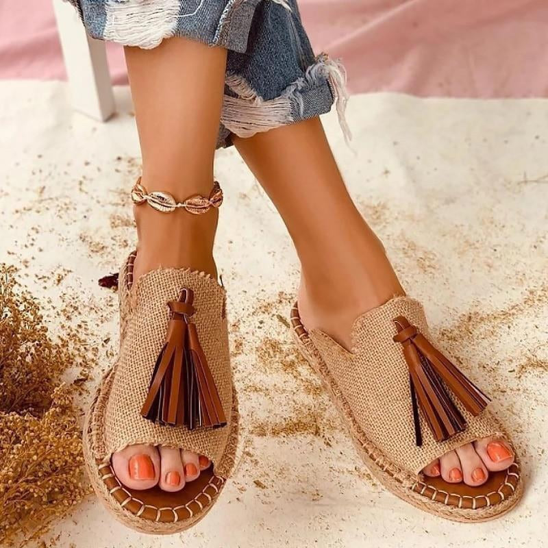 Sandali mules da donna con motivo boho - Comodi ed estivi