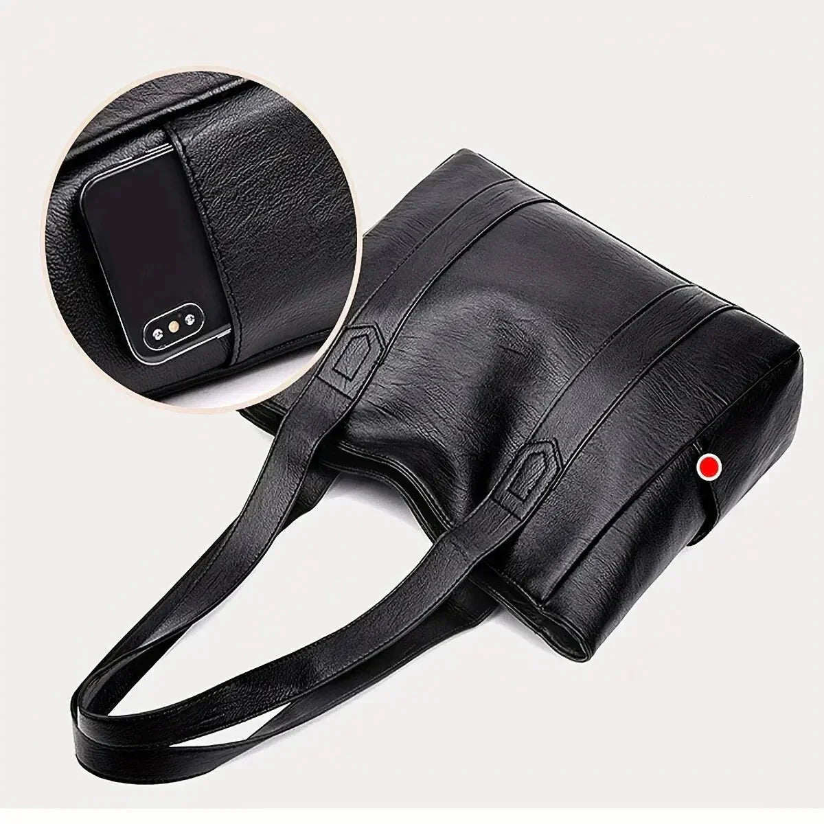 Borsa a Spalla Donna in Vera Pelle – Stile Classico Elegante per Tutti i Giorni