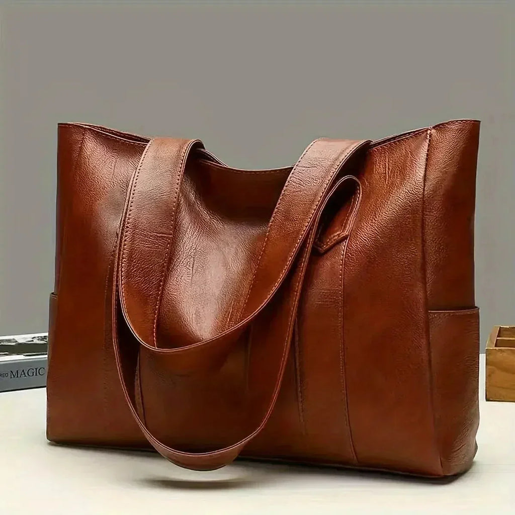 Borsa a Spalla Donna in Vera Pelle – Stile Classico Elegante per Tutti i Giorni