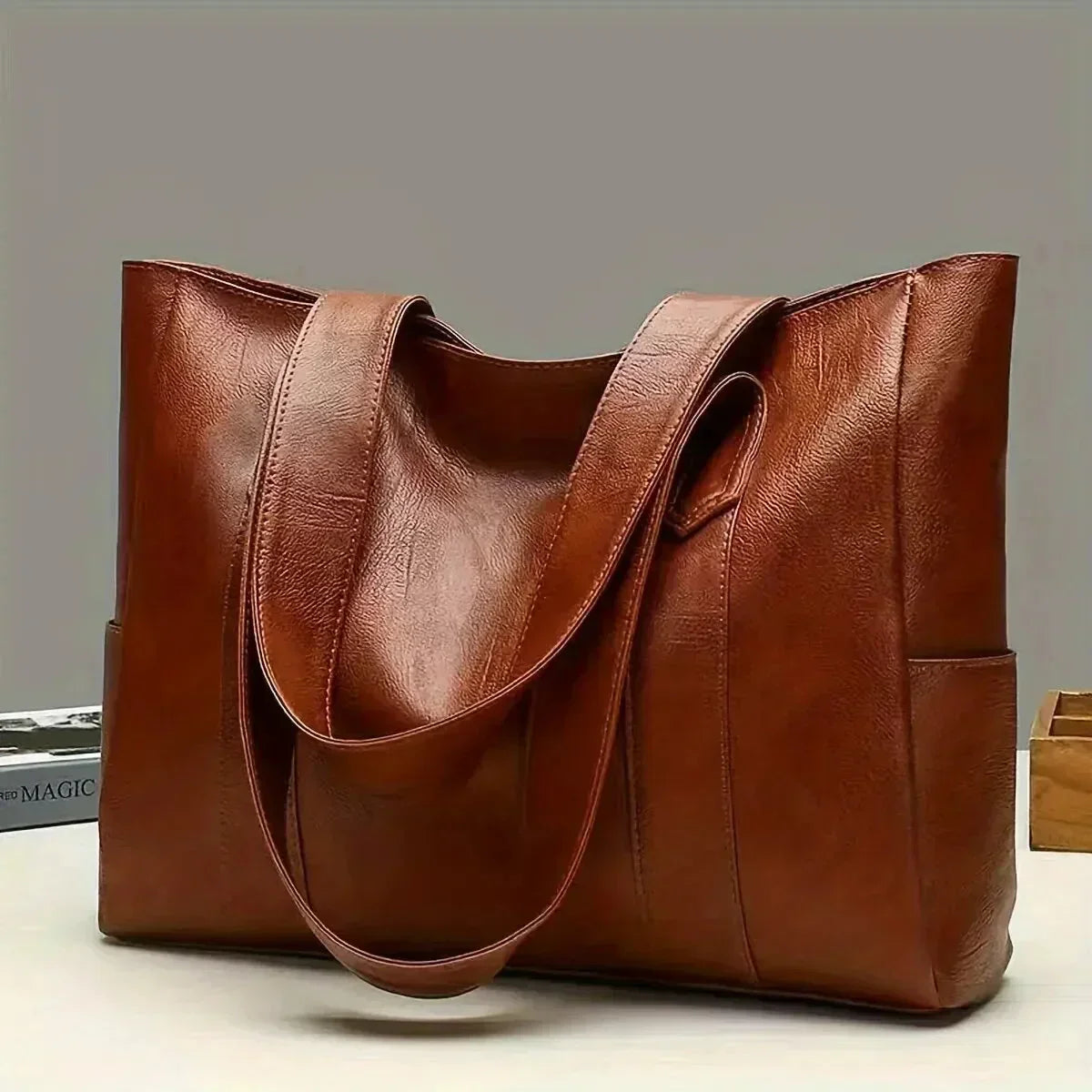 Borsa a Spalla Donna in Vera Pelle – Stile Classico Elegante per Tutti i Giorni