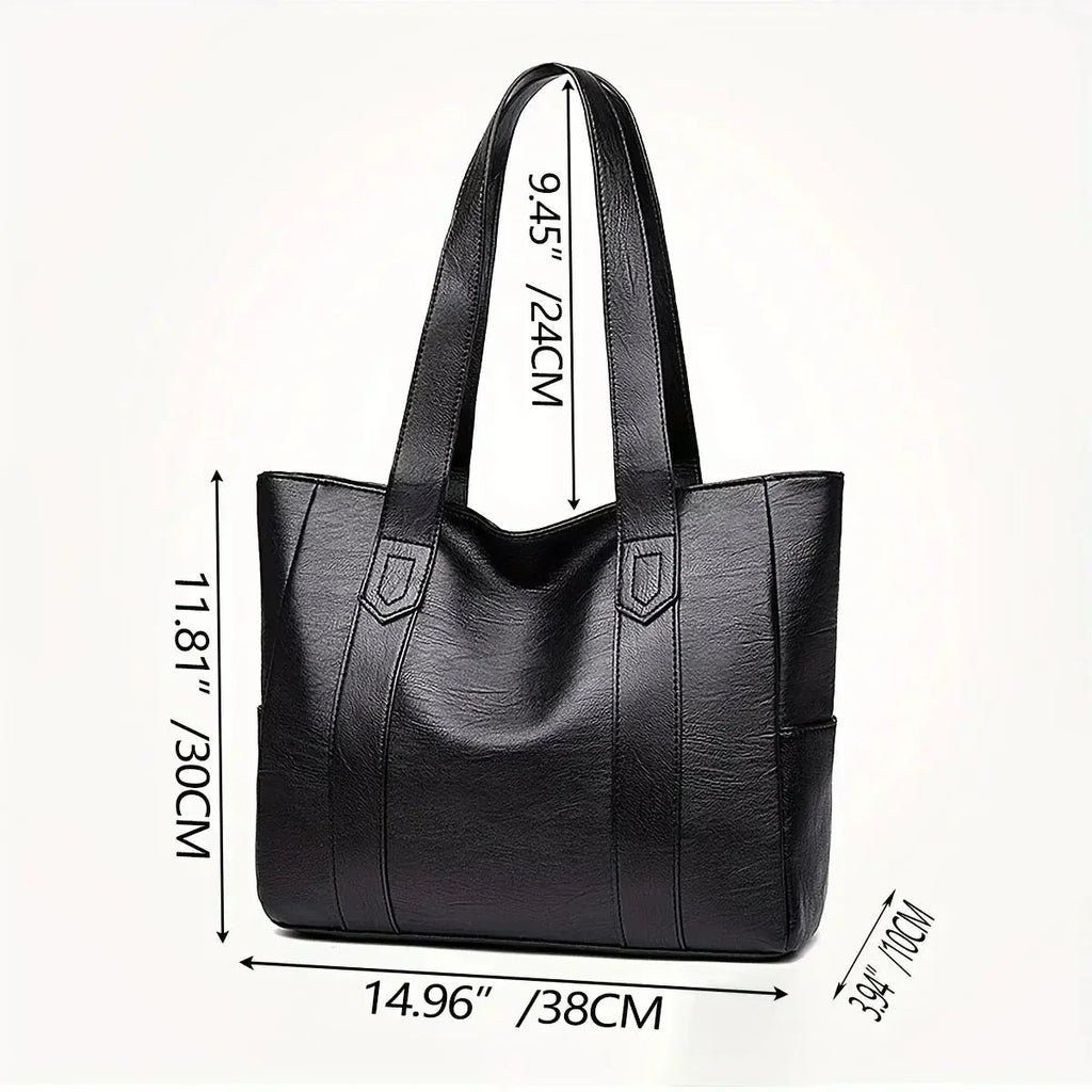 Borsa a Spalla Donna in Vera Pelle – Stile Classico Elegante per Tutti i Giorni