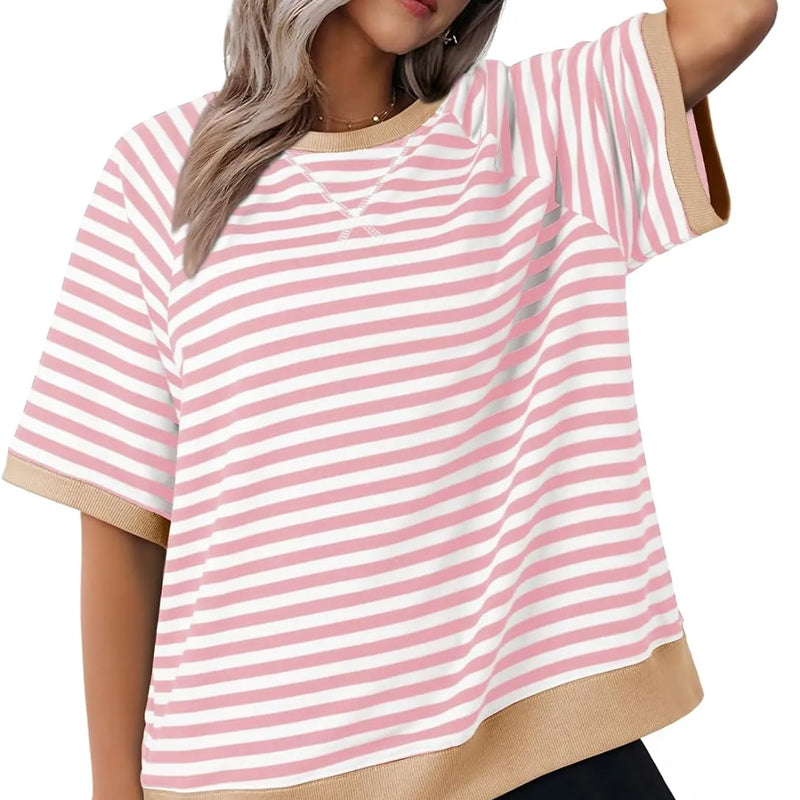Maglietta a righe da donna – Uno stile estivo casual e comodo per tutti i giorni