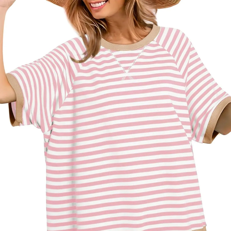 Maglietta a righe da donna – Uno stile estivo casual e comodo per tutti i giorni