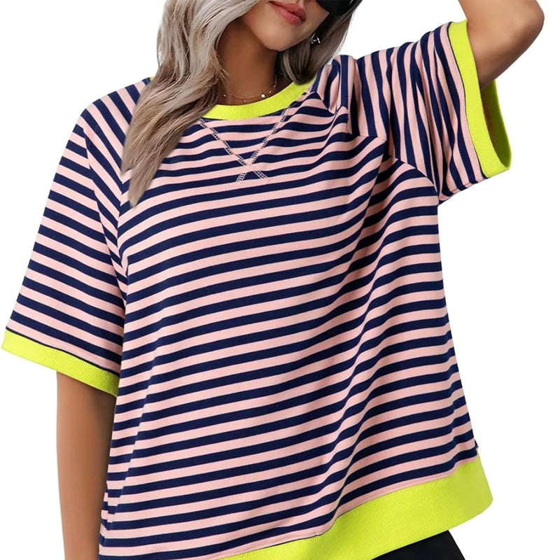 Maglietta a righe da donna – Uno stile estivo casual e comodo per tutti i giorni
