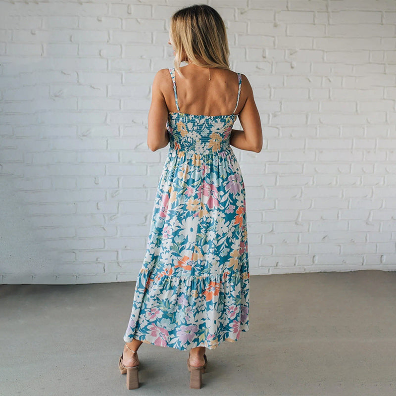 Abito Bloom da donna con spalline sottili - elegante e svolazzante, perfetto per le feste estive