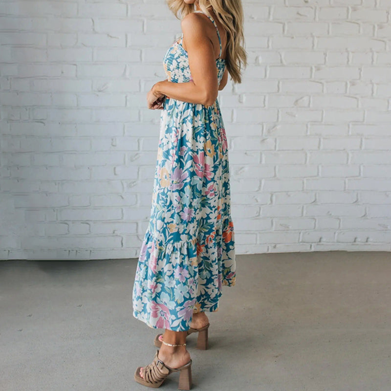 Abito Bloom da donna con spalline sottili - elegante e svolazzante, perfetto per le feste estive