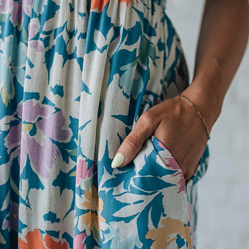 Abito Bloom da donna con spalline sottili - elegante e svolazzante, perfetto per le feste estive