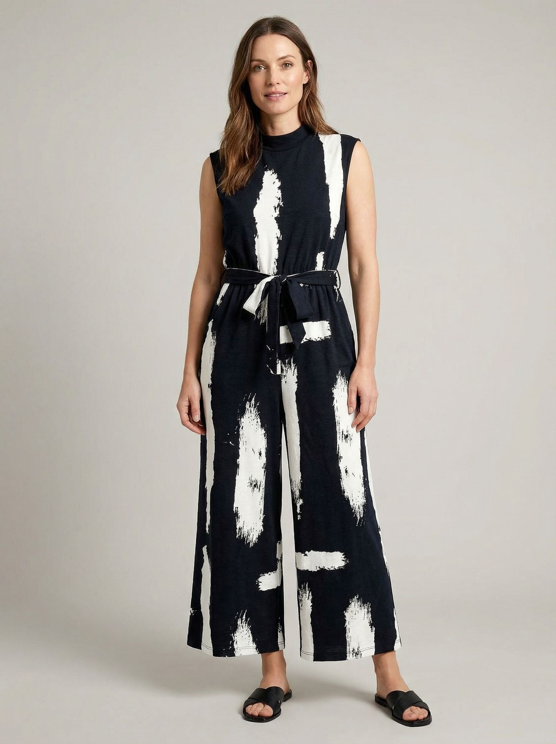 Tuta Donna Senza Maniche a Gamba Larga - Moda Estiva Chic