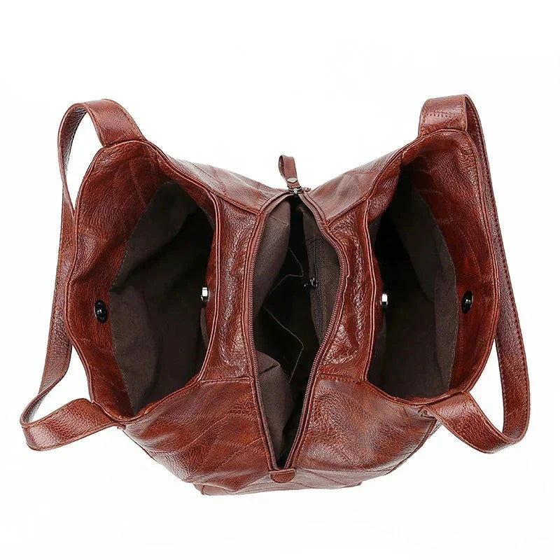 Sac à main pour femme vintage en cuir souple – Élégant et pratique