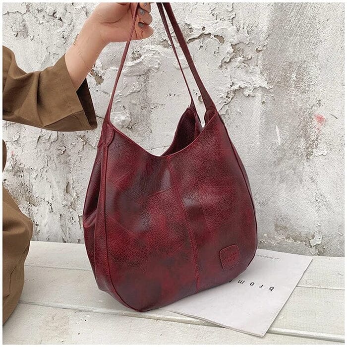 Sac à main pour femme vintage en cuir souple – Élégant et pratique