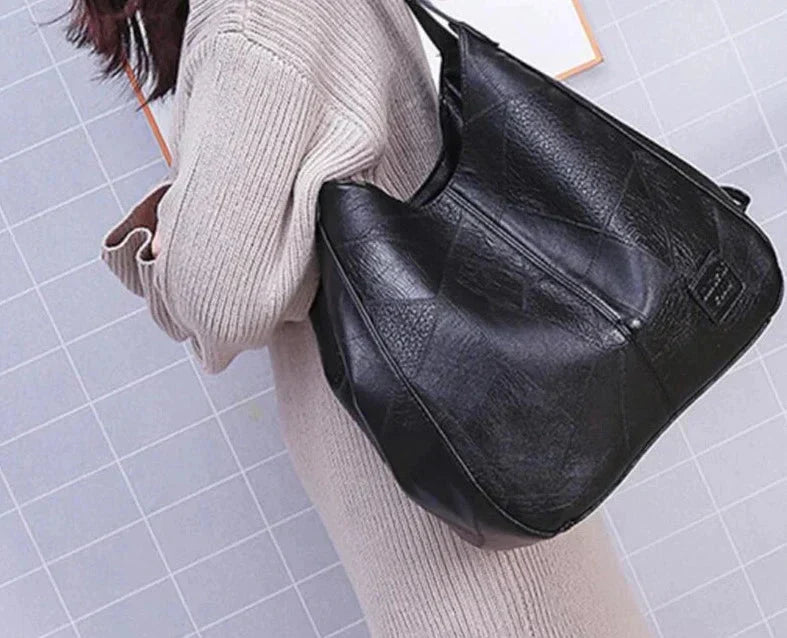 Sac à main pour femme vintage en cuir souple – Élégant et pratique
