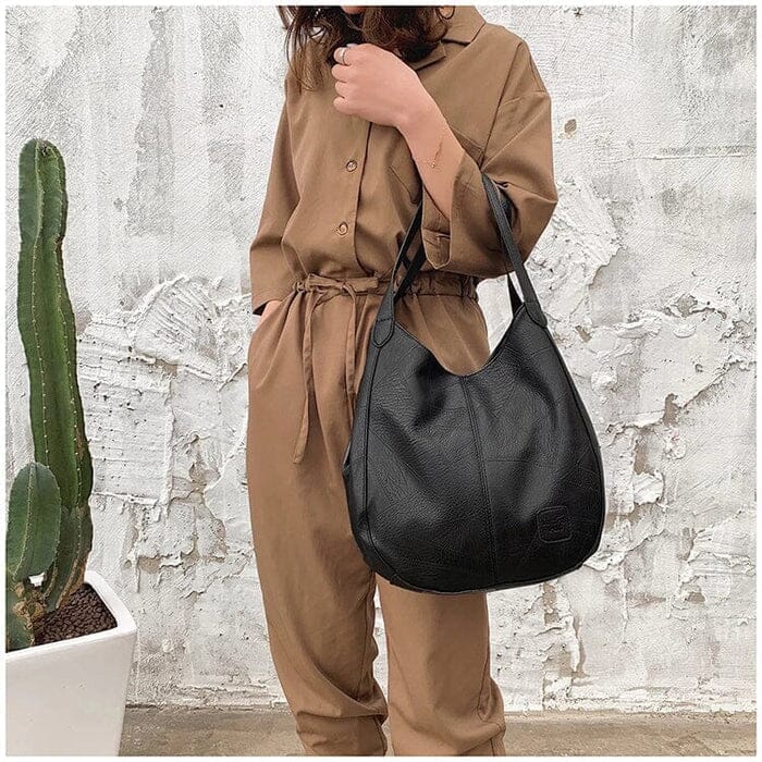 Sac à main pour femme vintage en cuir souple – Élégant et pratique