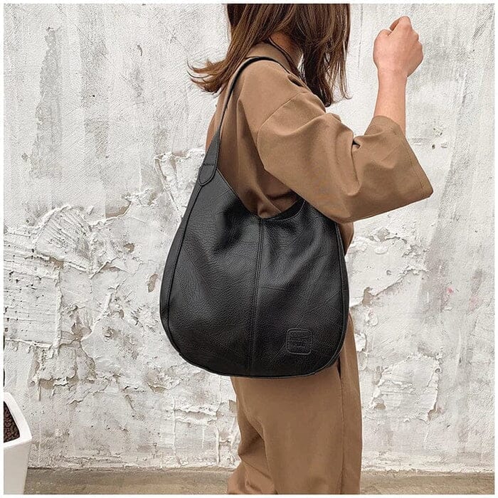 Sac à main pour femme vintage en cuir souple – Élégant et pratique