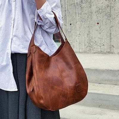 Sac à main pour femme vintage en cuir souple – Élégant et pratique