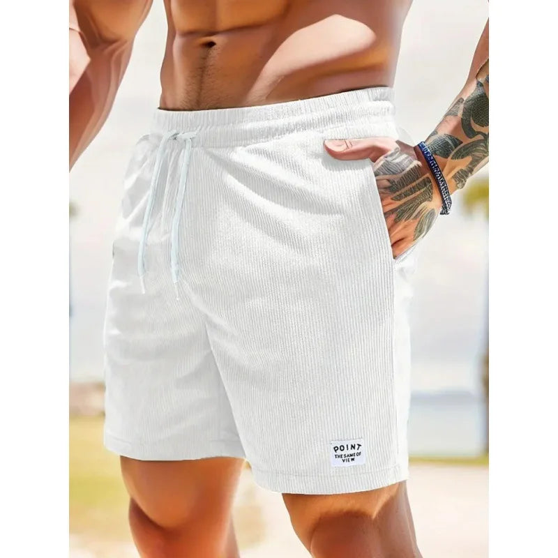 Shorts da uomo con coulisse – casual leggeri estivi con tasche