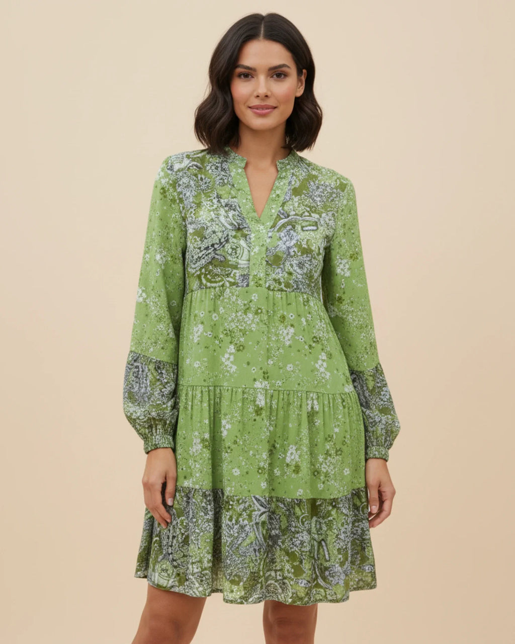 Abito Mini Donna Floreale – Eleganza Boho-Chic a Balze