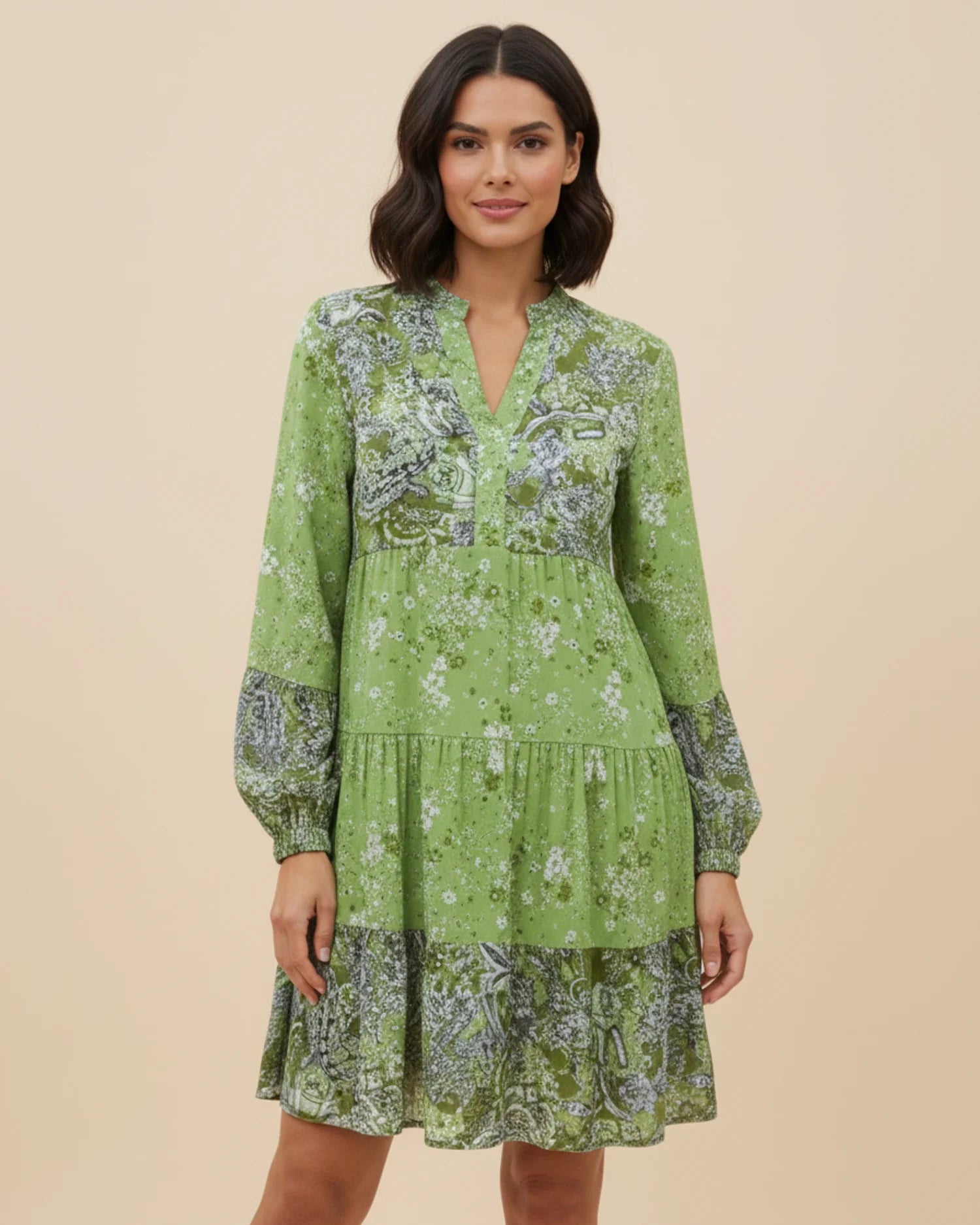 Abito Mini Donna Floreale – Eleganza Boho-Chic a Balze